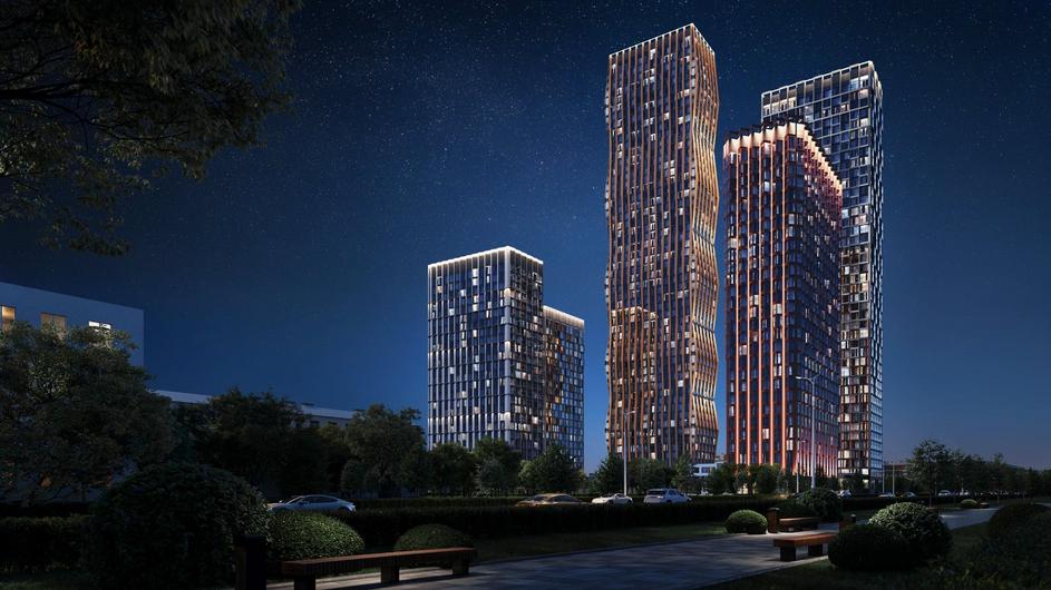 ЖК INDY Towers и ЖК Дмитровское Небо 1
