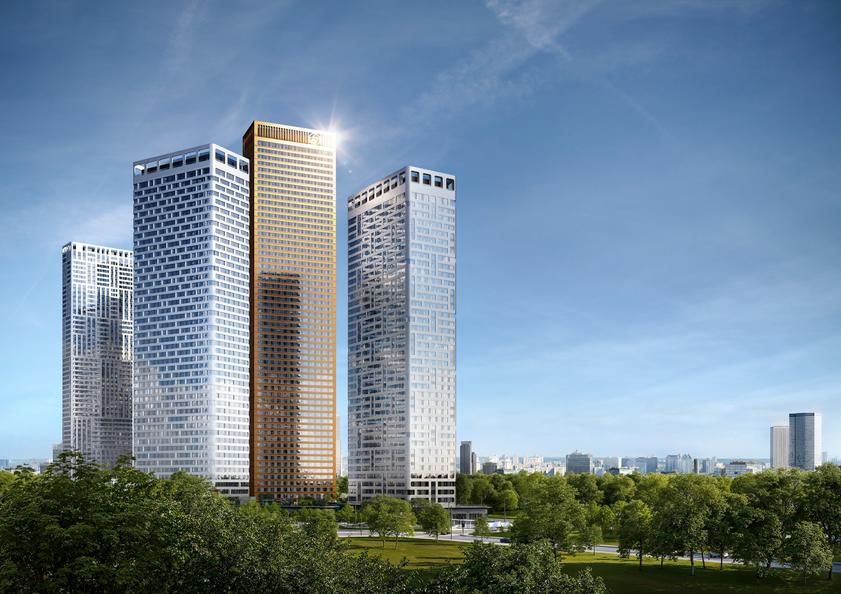 ЖК AMBER CITY и ЖК Мангазея на Речном 2