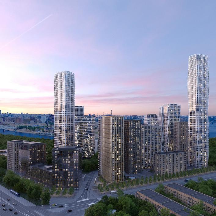 ЖК Five Towers и ЖК Первый Нагатинский 6