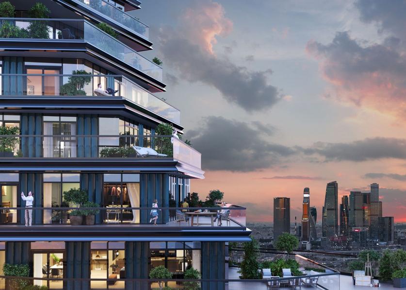 ЖК JOIS и БЦ Avium Хорошёво-Мнёвники 3