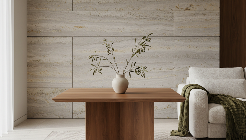 Натуральные материалы и теплые оттенки