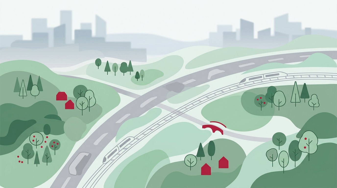 Иллюстрация темы: транспорт и окружение (не фото объекта)